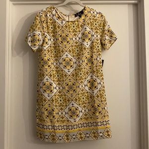 Lulu’s Dress | Dandy Lion Yellow Print Shift Dress